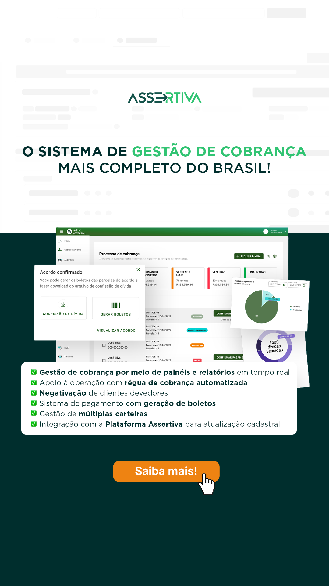 Gestão de Cobrança